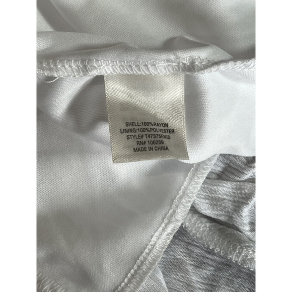 Sanctuary White Mini Skirt Elastic Waist‎ Ruffle Hem Textured Size Youth 12 - Picture 5 of 5